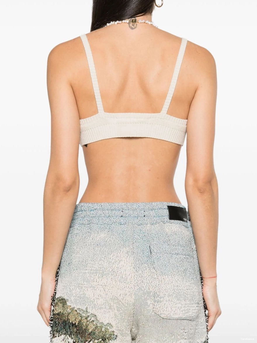 Affordable Women ribbed triangle Alanui bralette 0328